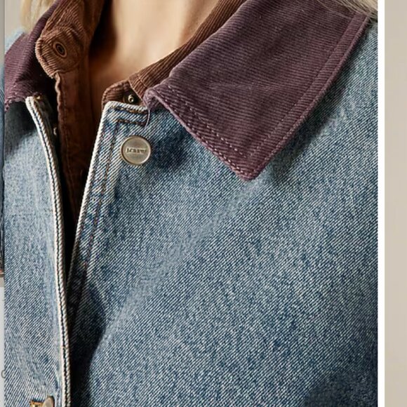J.Crew Relaxed Barn Jacket™ in denim - Picture 4 of 13